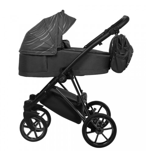 Babyactive Musse - wózek wielofunkcyjny, zestaw 2w1 z opcją 3w1 i 4w1 | Boss 01 - Space Gray